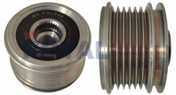 POLEA ALTERNADOR ROYALTEK FORD KUGA 1.6 / FOCUS 1.6 16V / KUGA 2.5 / DIAMETRO INTERNO 54.8 / DIAMETRO EXTERNO 58.8 / ALTURA 43.6 / 6 CANALES --- OEM 237610 5501